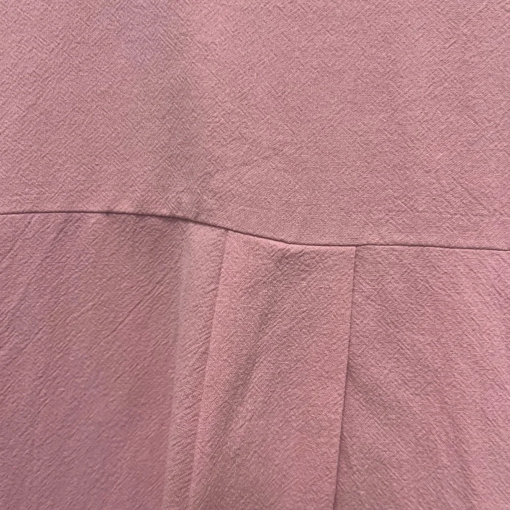GGUHHU Pink Long Sleeve Button-Up Dress